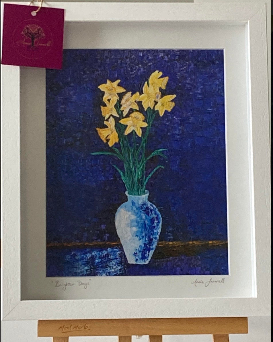"Brighter Days" Framed 12" x 10" - Annie Gammell Art