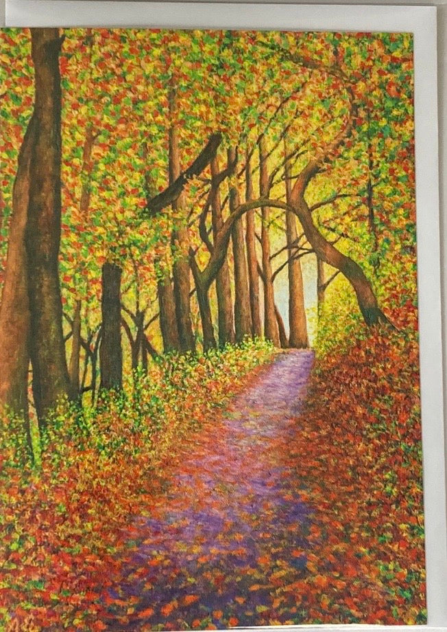 "Courage" Greeting Card - Annie Gammell Art