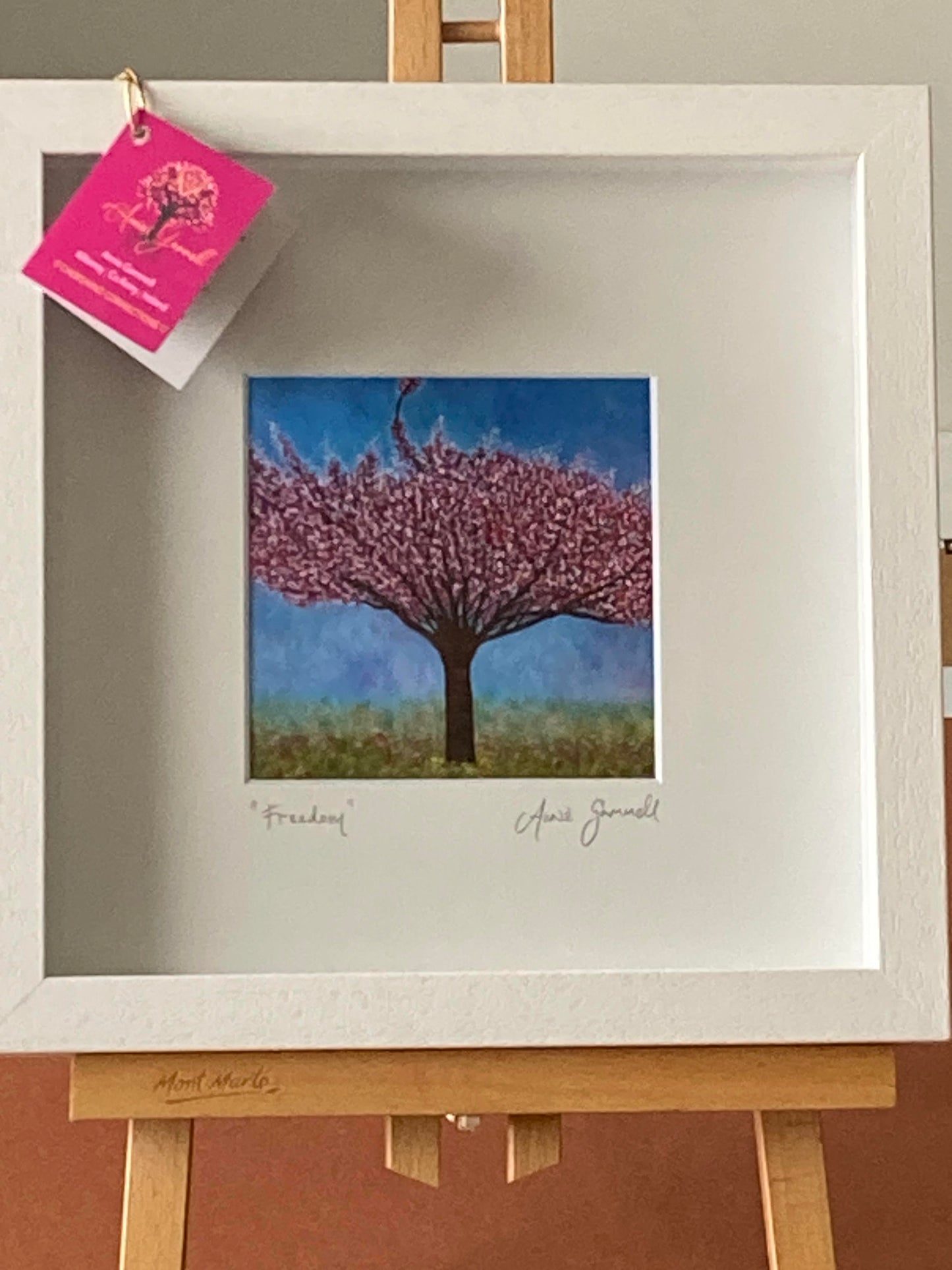 "Freedom" 10" x 10" Framed Print - Annie Gammell Art