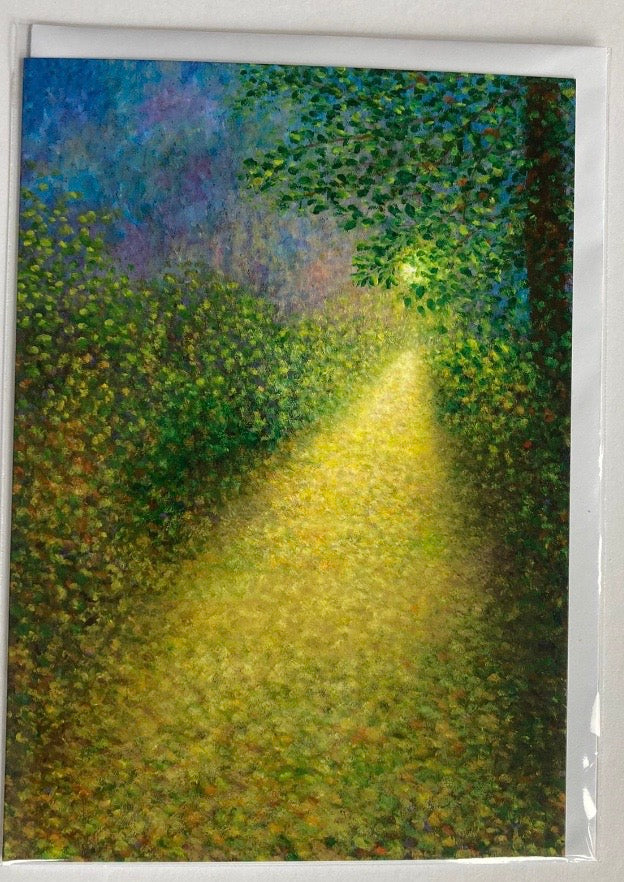 "Moondance" Greeting Card - Annie Gammell Art