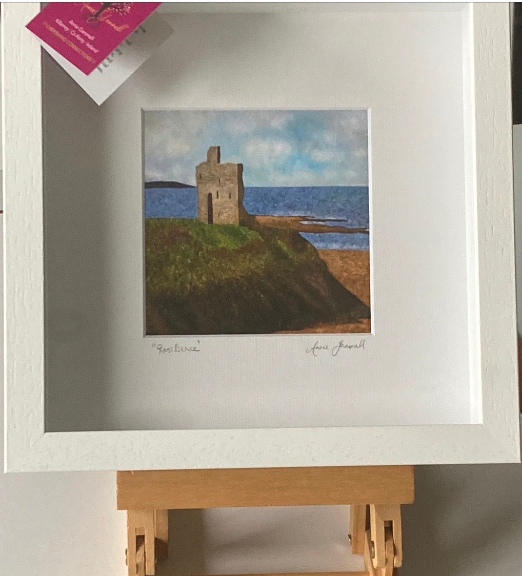 "Resilience" 10" x 10" Framed Print - Annie Gammell Art