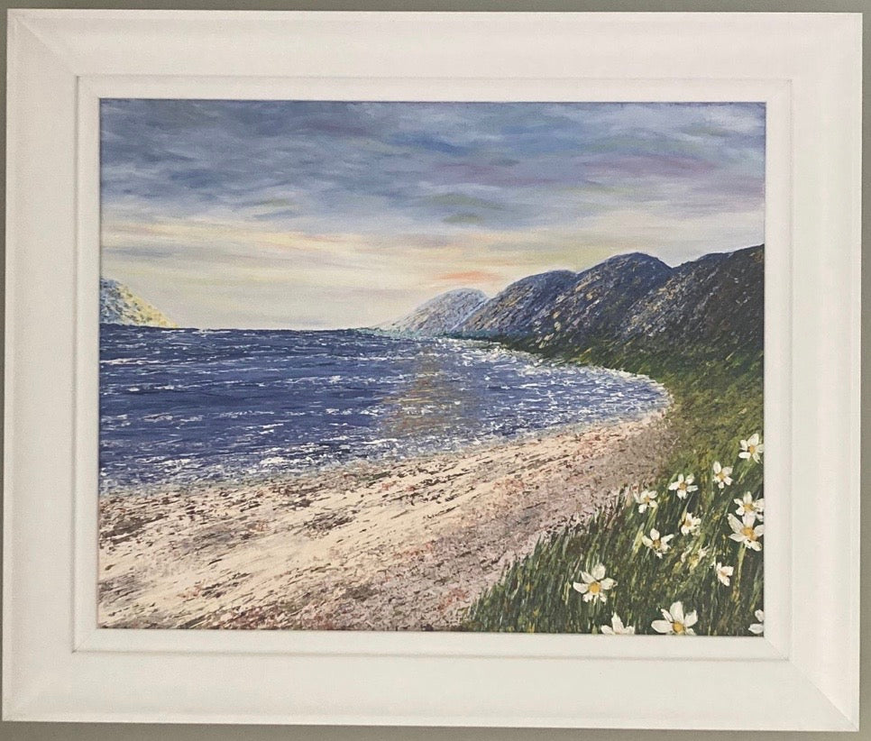 “Tranquility“ 25'x 20'. Including frame. - Annie Gammell Art