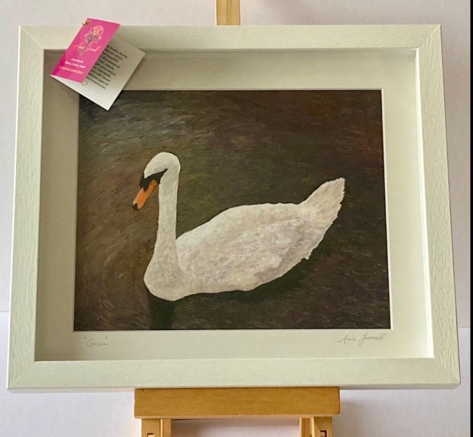 "Grace" Framed 12" x 10" - Annie Gammell Art