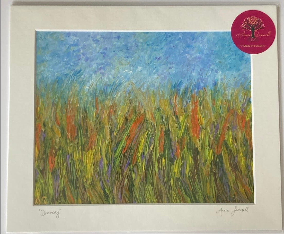 "Diversity" 12" x 10" - Annie Gammell Art