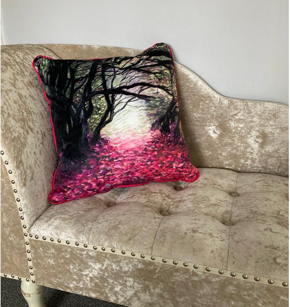 "Hope" New Luxurious Velvet Cushion (With Washable Duck Feather Filler)