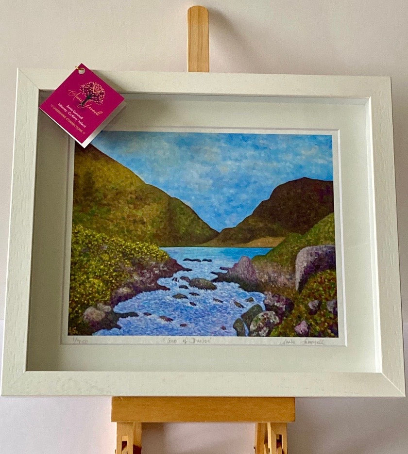 "Gap of Dunloe" Framed 12" x 10" - Annie Gammell Art