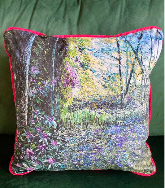 "Harmony" New Luxurious Velvet Cushion (With Washable Duck Feather Filler)