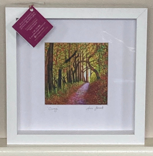 "Courage" 10" x 10" Framed Print